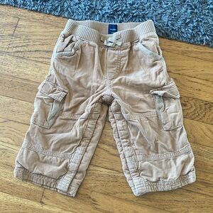 Baby GAP Khaki Corduroy Wide Leg Pants Size 12-18 Months
